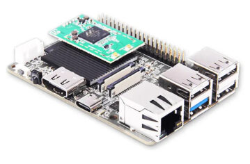 Geniatech xp - 3566single-board computer follows the Raspberry Pi form factor